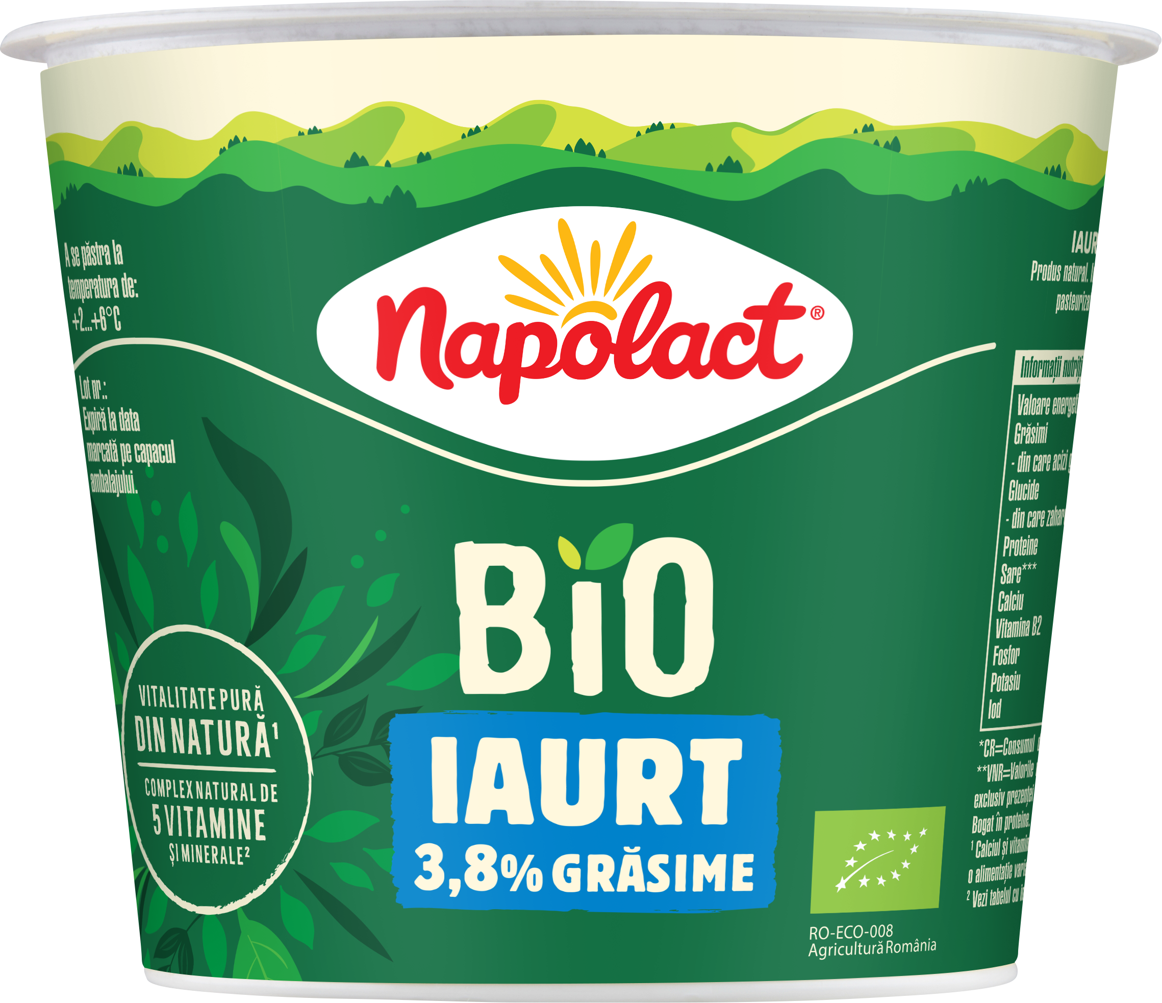 Gs1 Iaurt Pahar Bio 300g 38 Frontal 240724